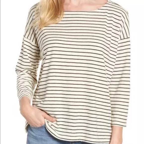 eileen fisher striped top